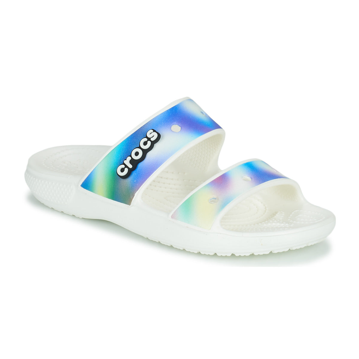 Scarpe Donna Crocs  CLASSIC CROCS SOLARIZED SANDAL  Bianco