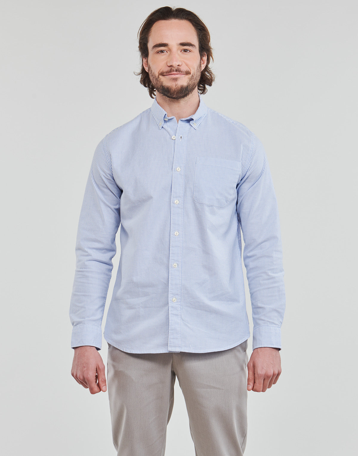 Camicia a maniche lunghe Uomo Selected  SLHREGRICK  Blu