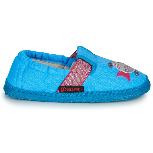 Pantofole bambini ragazza Giesswein  ATTERWASH  Blu