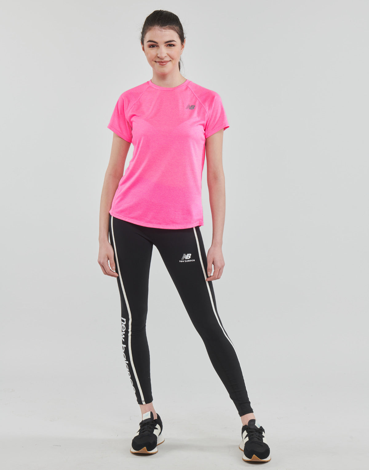 Collant Donna New Balance  ATH LEGGING  Nero