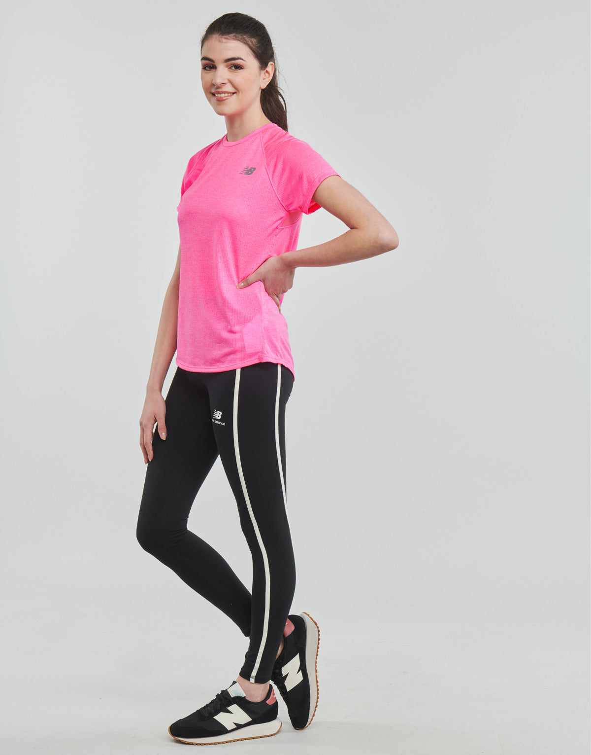 Collant Donna New Balance  ATH LEGGING  Nero