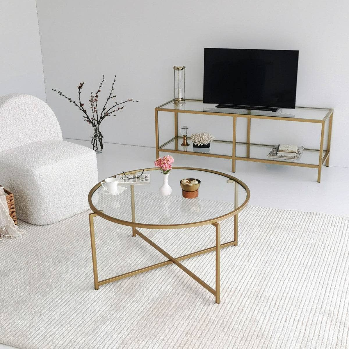 Tavolini bassi  Decortie  Coffee Table - Gold Sun S404  Oro