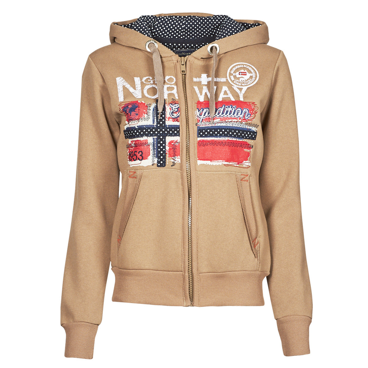 Felpa Donna Geographical Norway  FARLOTTE  Marrone