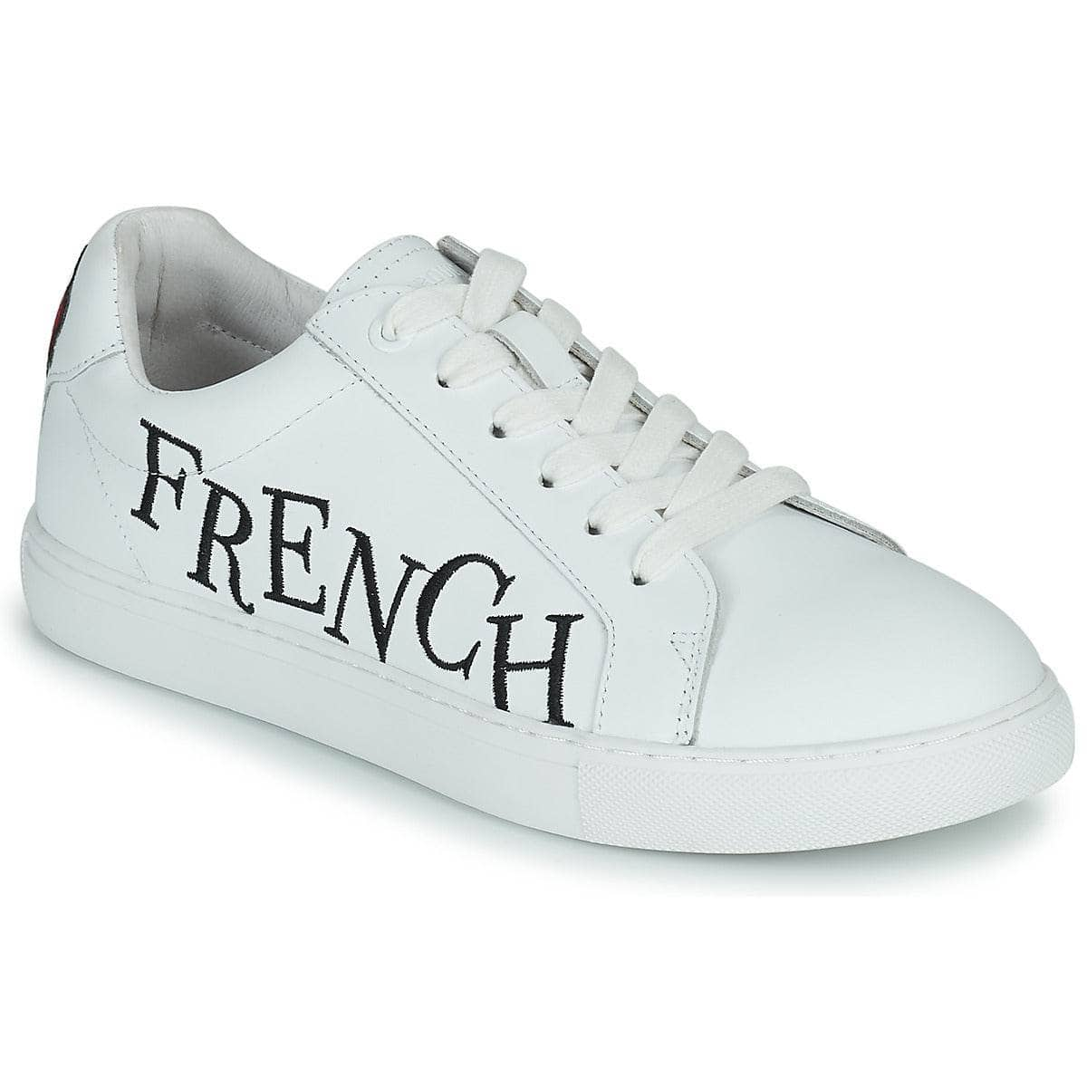 Sneakers basse Donna Bons baisers de Paname  SIMONE MOULIN ROUGE FRANCH CANCAN  Bianco