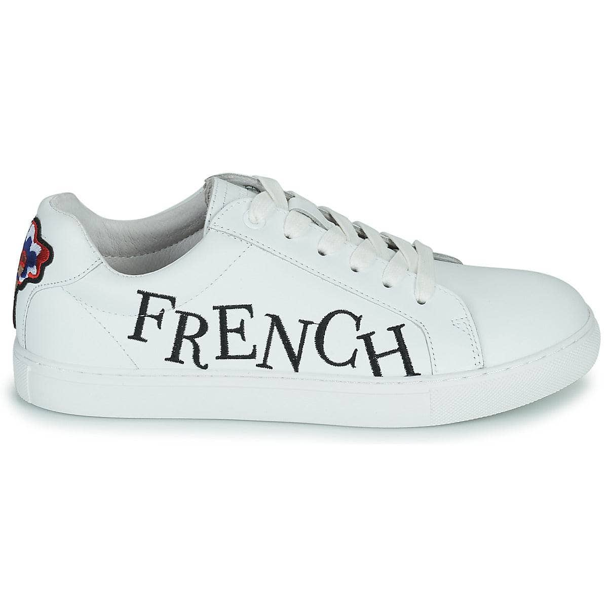 Sneakers basse Donna Bons baisers de Paname  SIMONE MOULIN ROUGE FRANCH CANCAN  Bianco