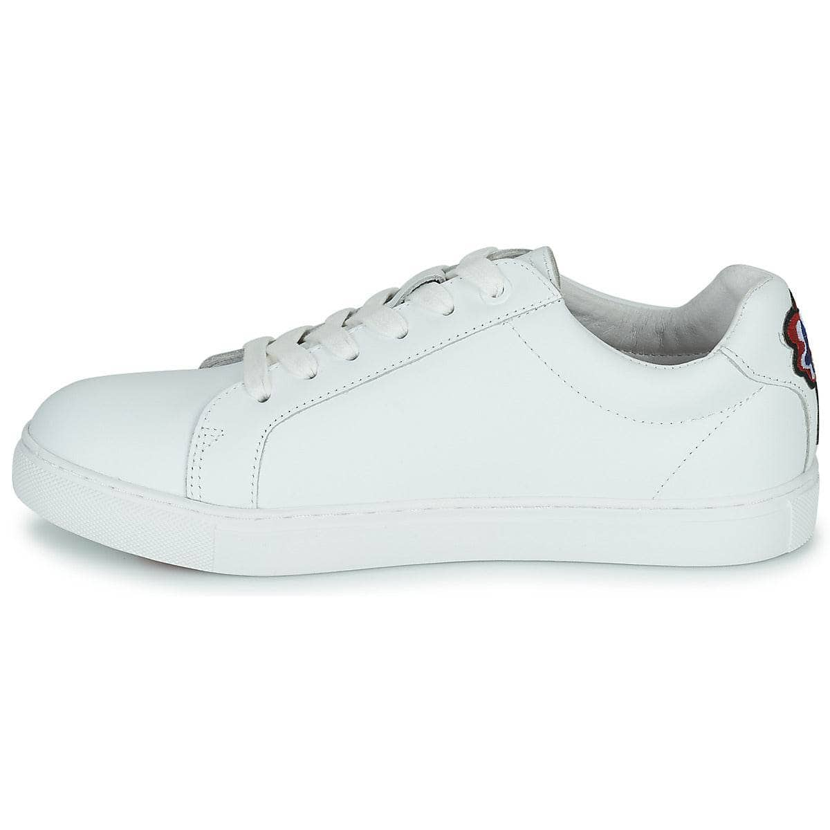 Sneakers basse Donna Bons baisers de Paname  SIMONE MOULIN ROUGE FRANCH CANCAN  Bianco