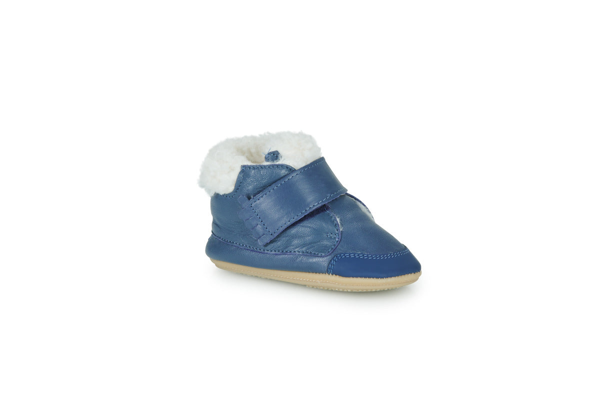 Pantofole bambini ragazzo Easy Peasy  MY IFOU  Blu