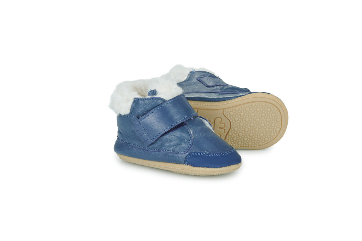 Pantofole bambini ragazzo Easy Peasy  MY IFOU  Blu