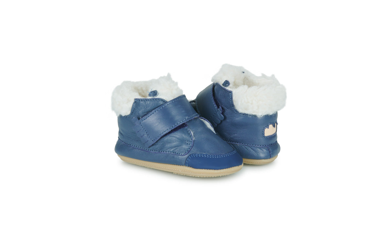 Pantofole bambini ragazzo Easy Peasy  MY IFOU  Blu