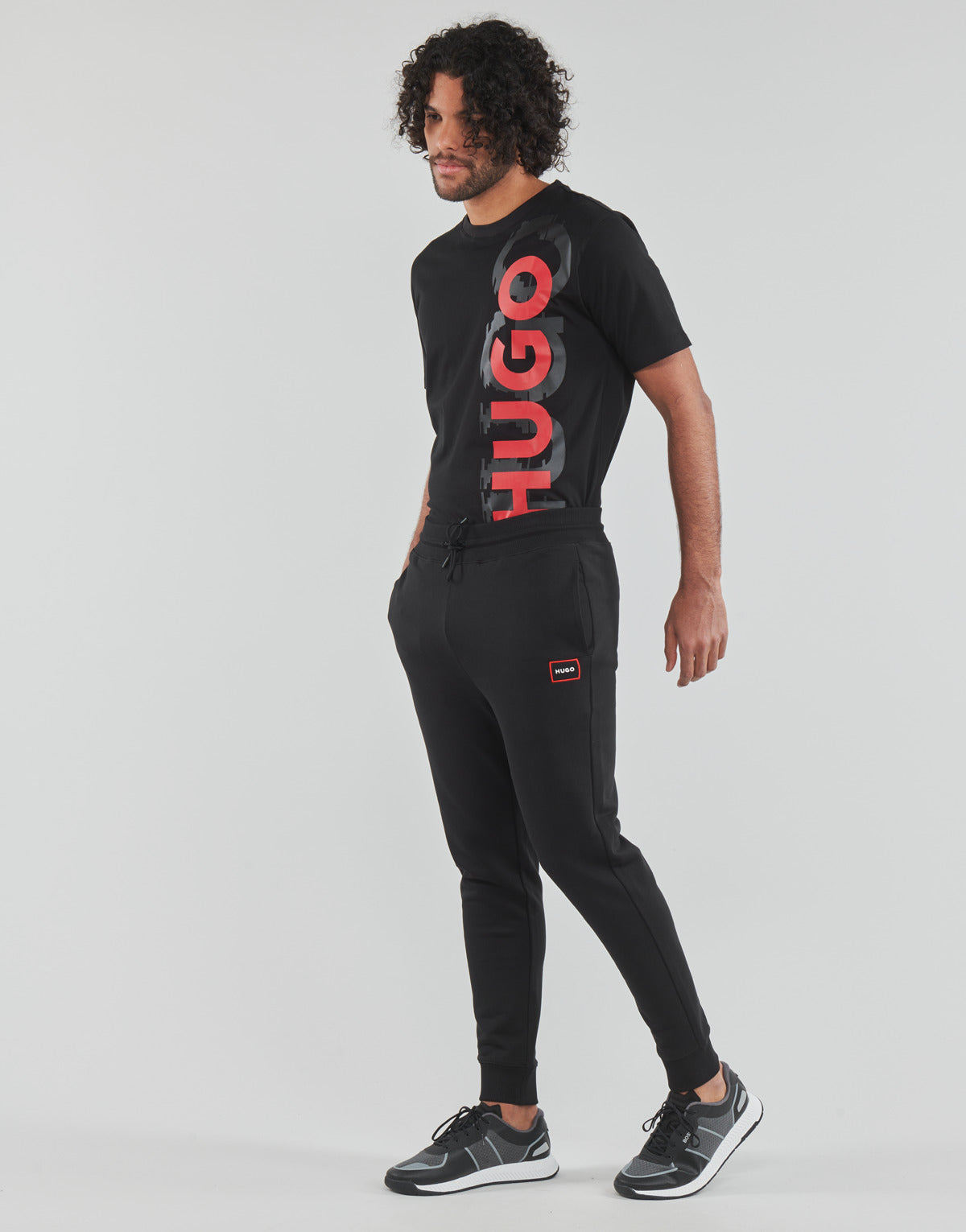 Pantaloni Sportivi Uomo HUGO  Dyssop  Nero