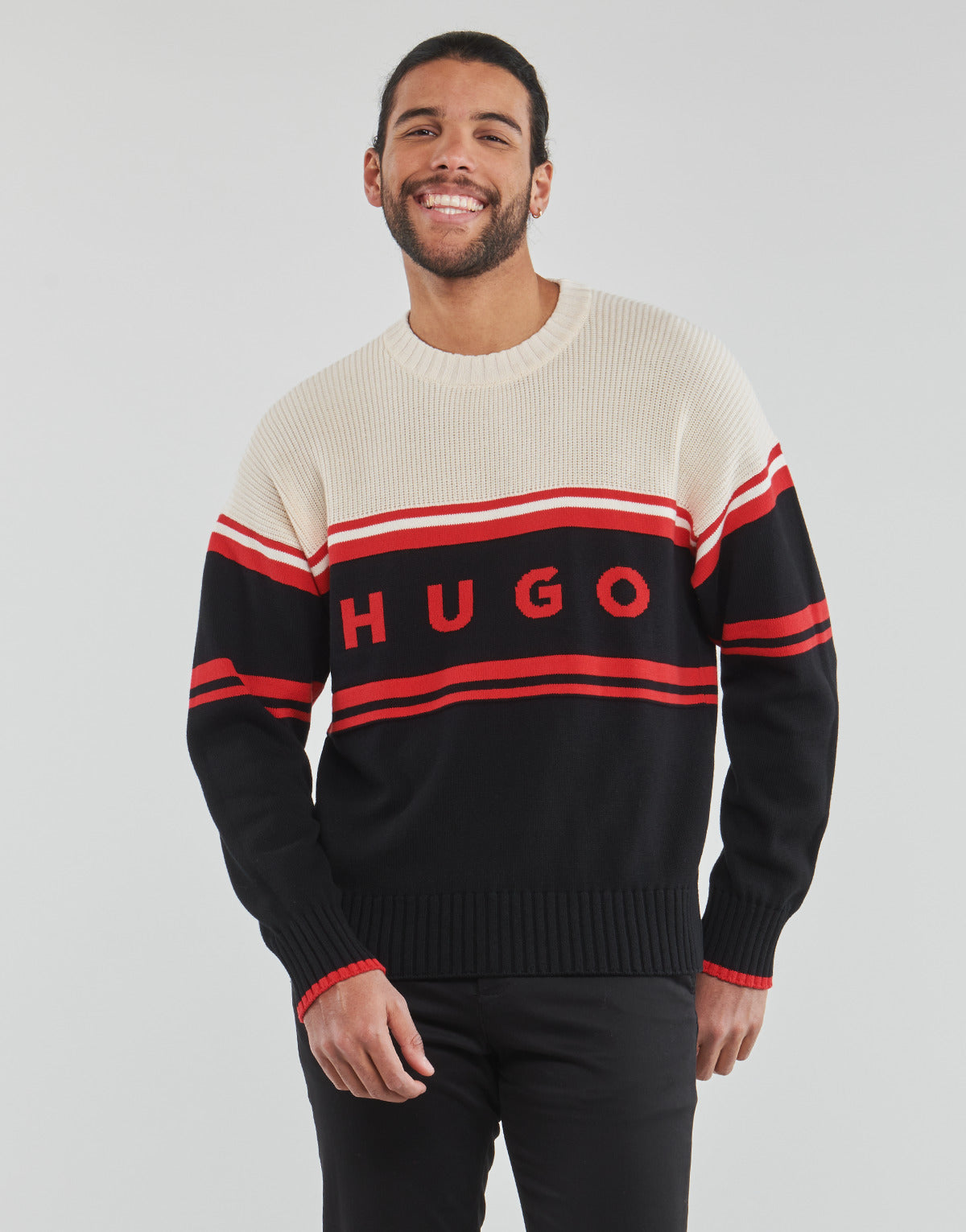 Maglione Uomo HUGO  Sopid  Multicolore