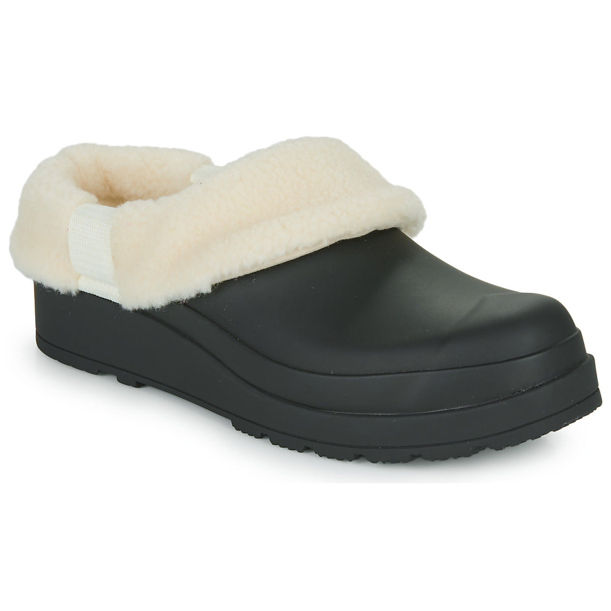 Pantofole Donna Hunter  Play Sherpa  Nero