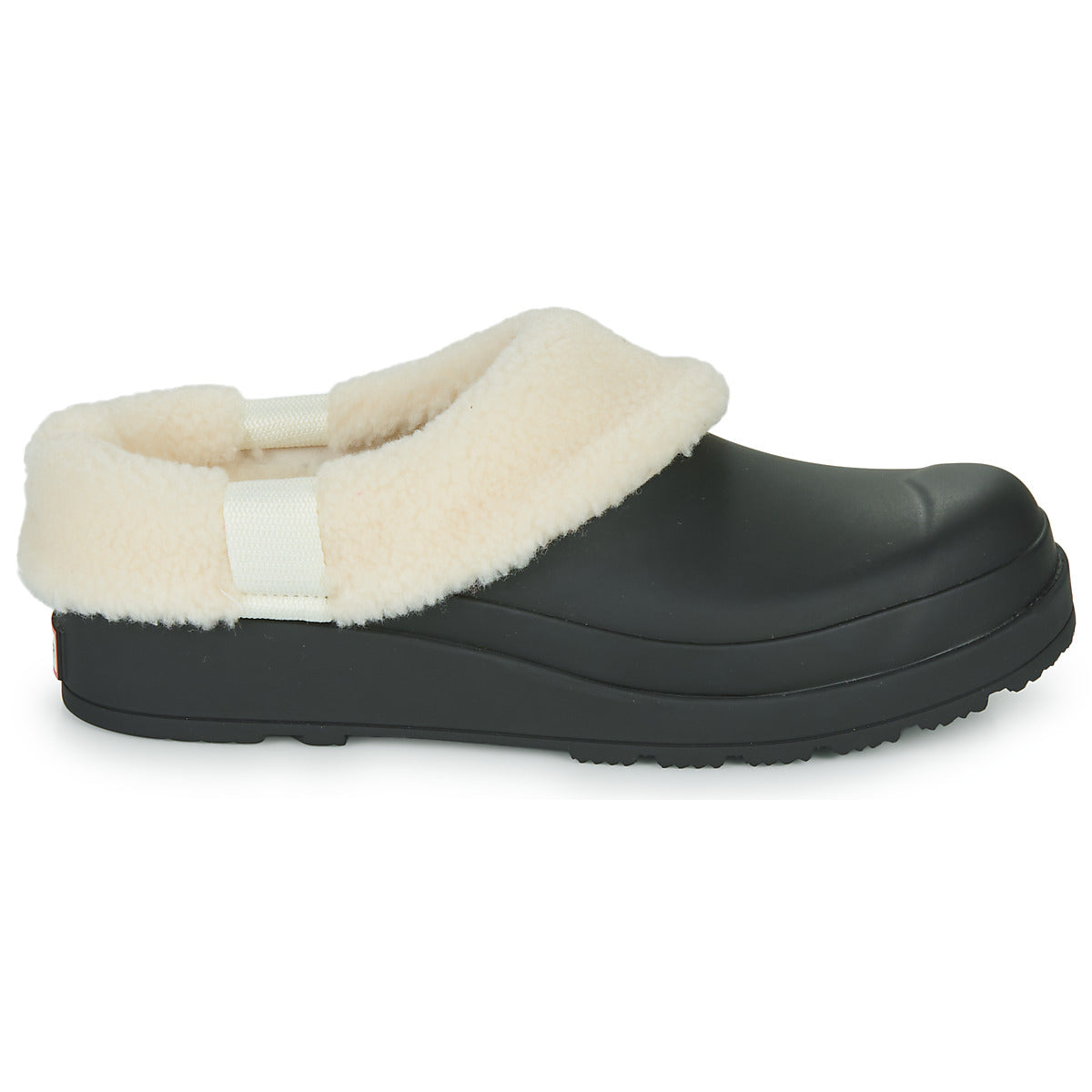 Pantofole Donna Hunter  Play Sherpa  Nero