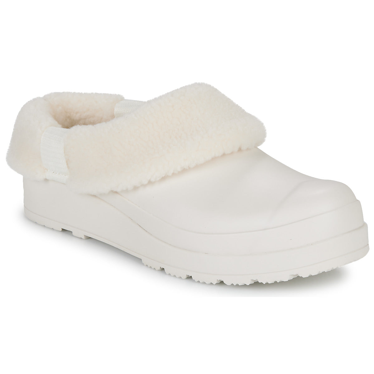 Pantofole Donna Hunter  Play Sherpa  Bianco