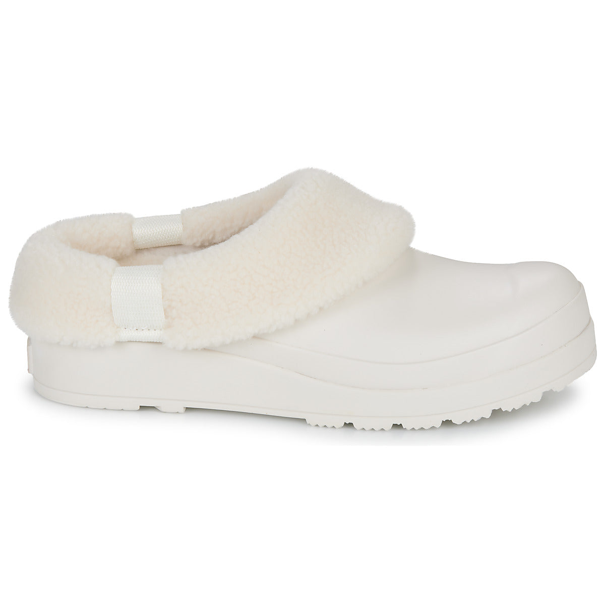 Pantofole Donna Hunter  Play Sherpa  Bianco