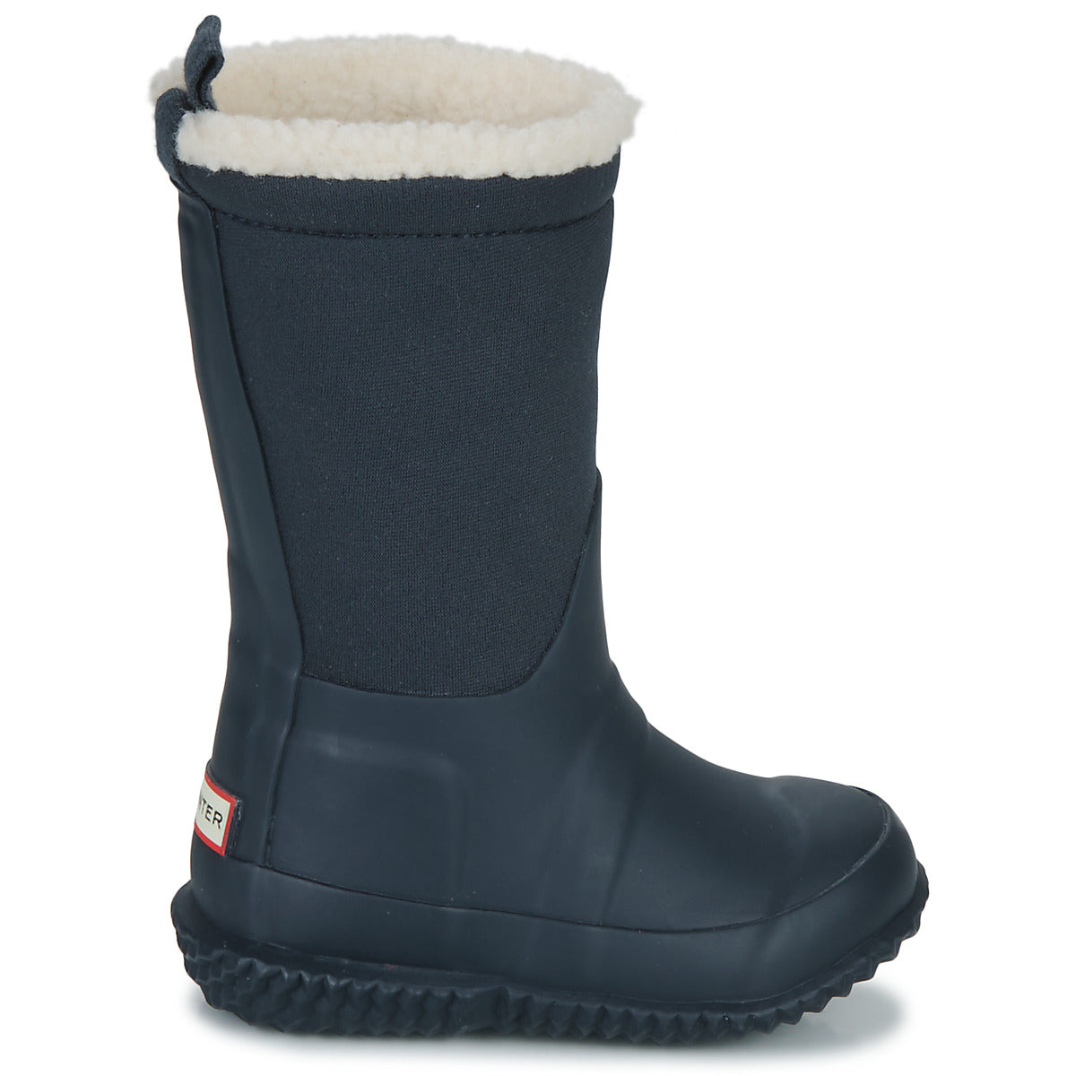 Scarpe da neve bambini ragazzo Hunter  Sherpa boot  Marine