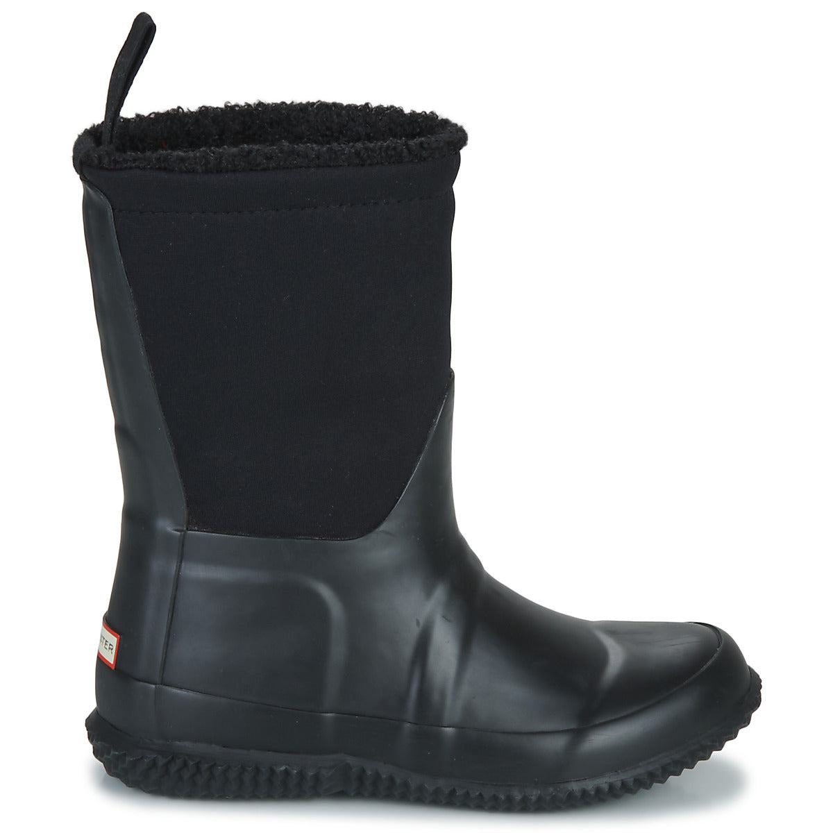 Scarpe da neve bambini ragazzo Hunter  Sherpa boot  Nero