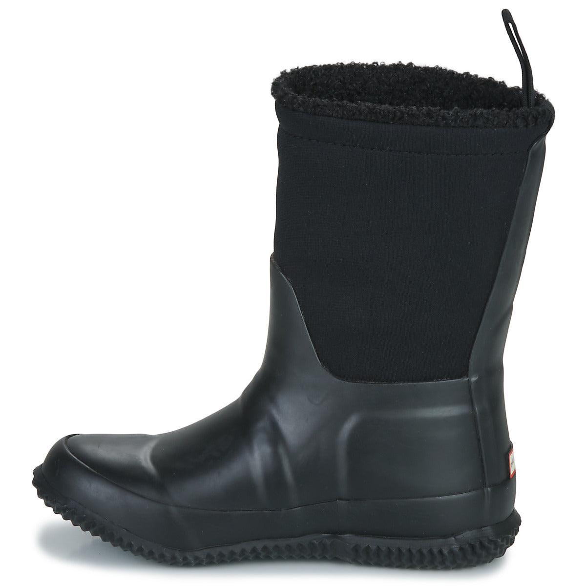 Scarpe da neve bambini ragazzo Hunter  Sherpa boot  Nero