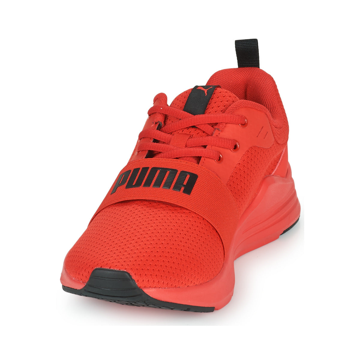 Scarpe bambini ragazzo Puma  Wired Run Jr  Rosso