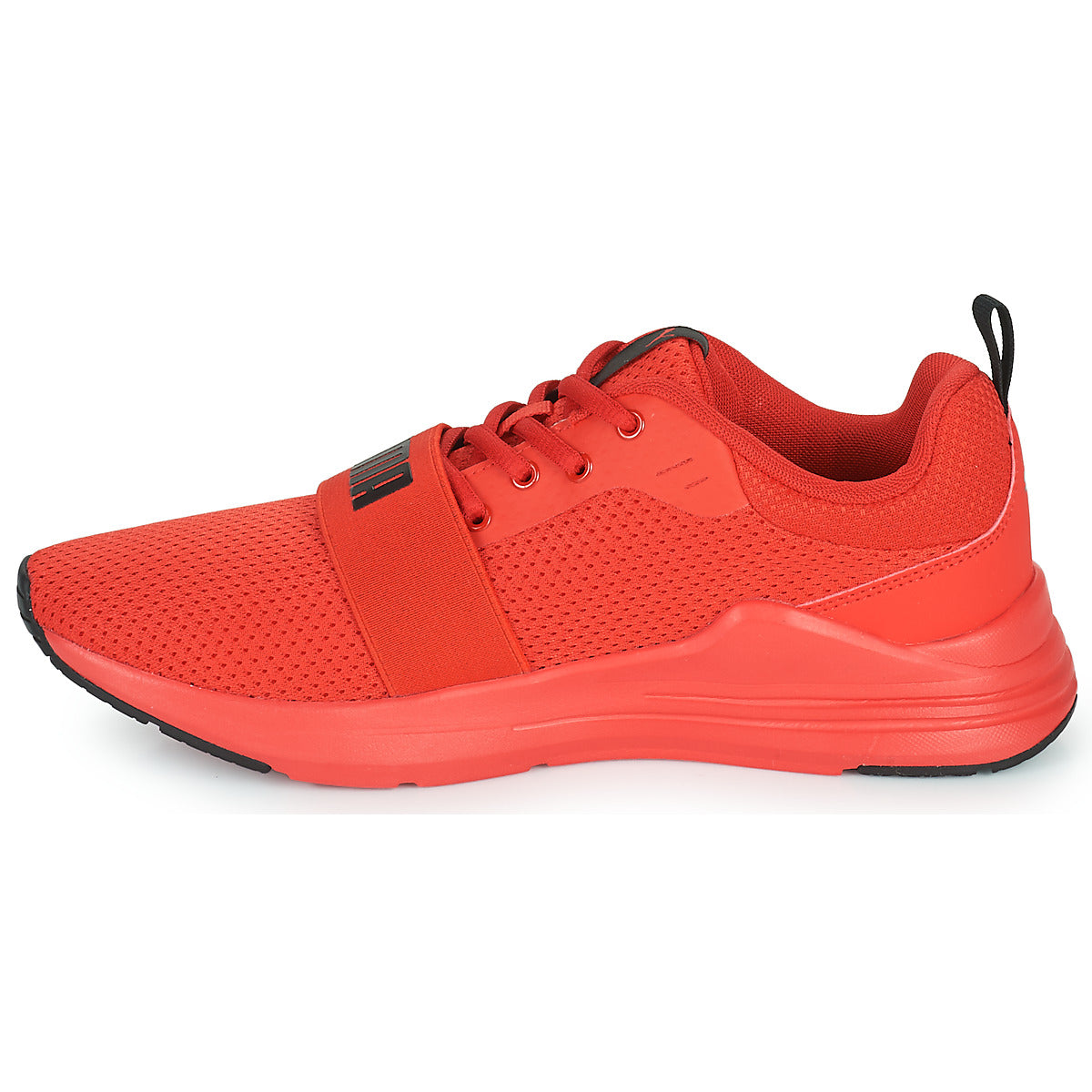 Scarpe bambini ragazzo Puma  Wired Run Jr  Rosso