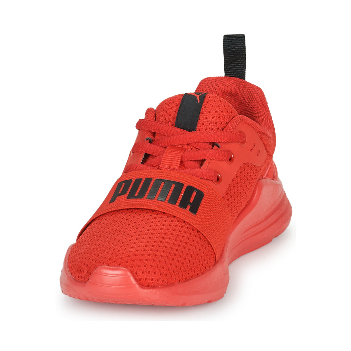 Scarpe bambini ragazzo Puma  Wired Run PS  Rosso