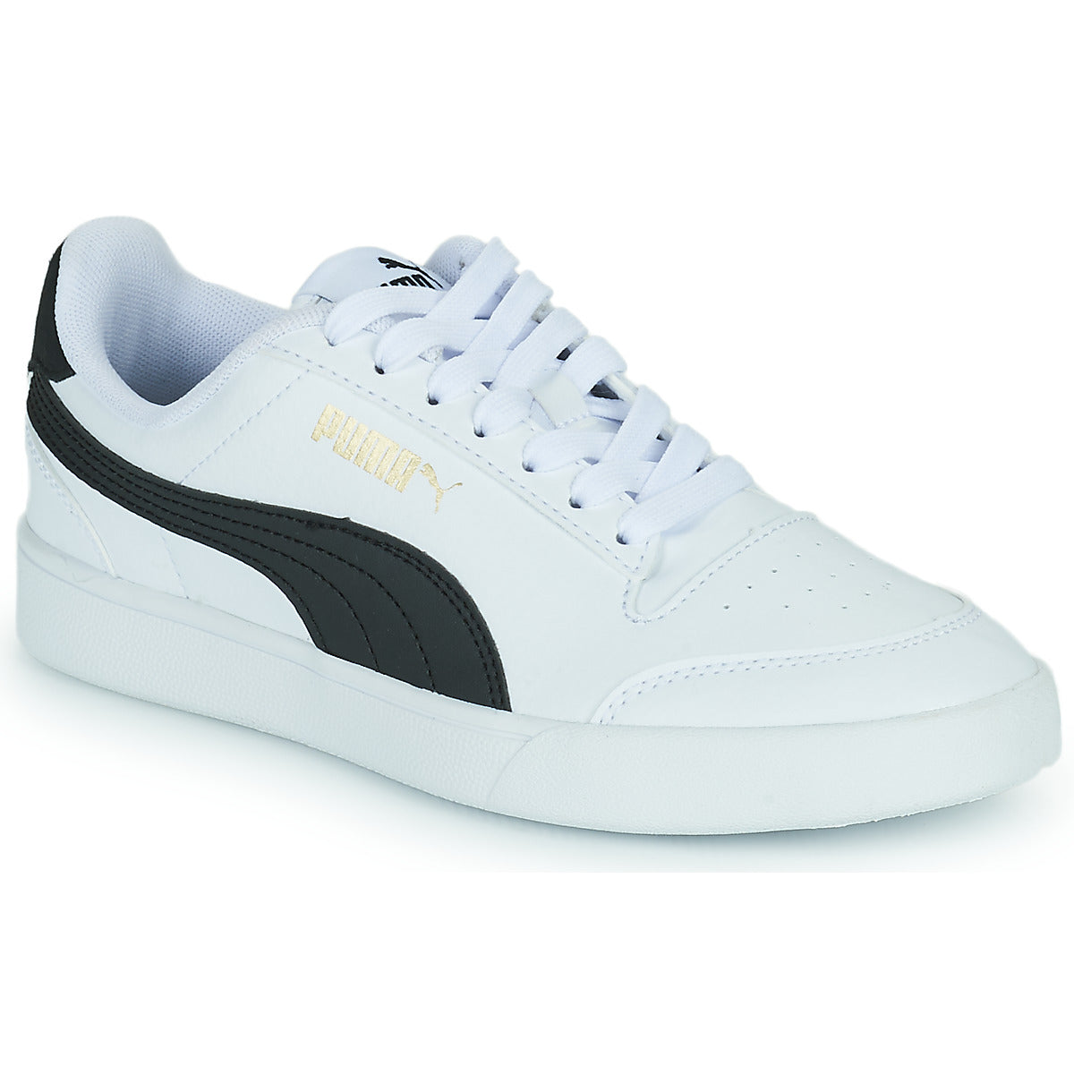 Scarpe bambini ragazzo Puma  Shuffle Jr  Bianco