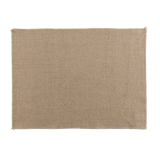 Set da tavola  Douceur d intérieur  2 SETS DE TABLE 33 x 45 CM JUTE UNI LENY X2  Kaki