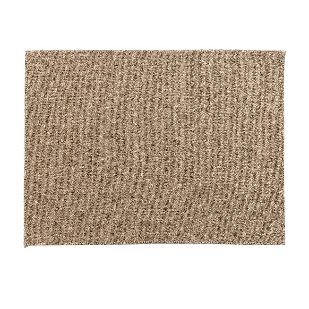 Set da tavola  Douceur d intérieur  2 SETS DE TABLE 33 x 45 CM JUTE UNI MODALIE X2  Kaki