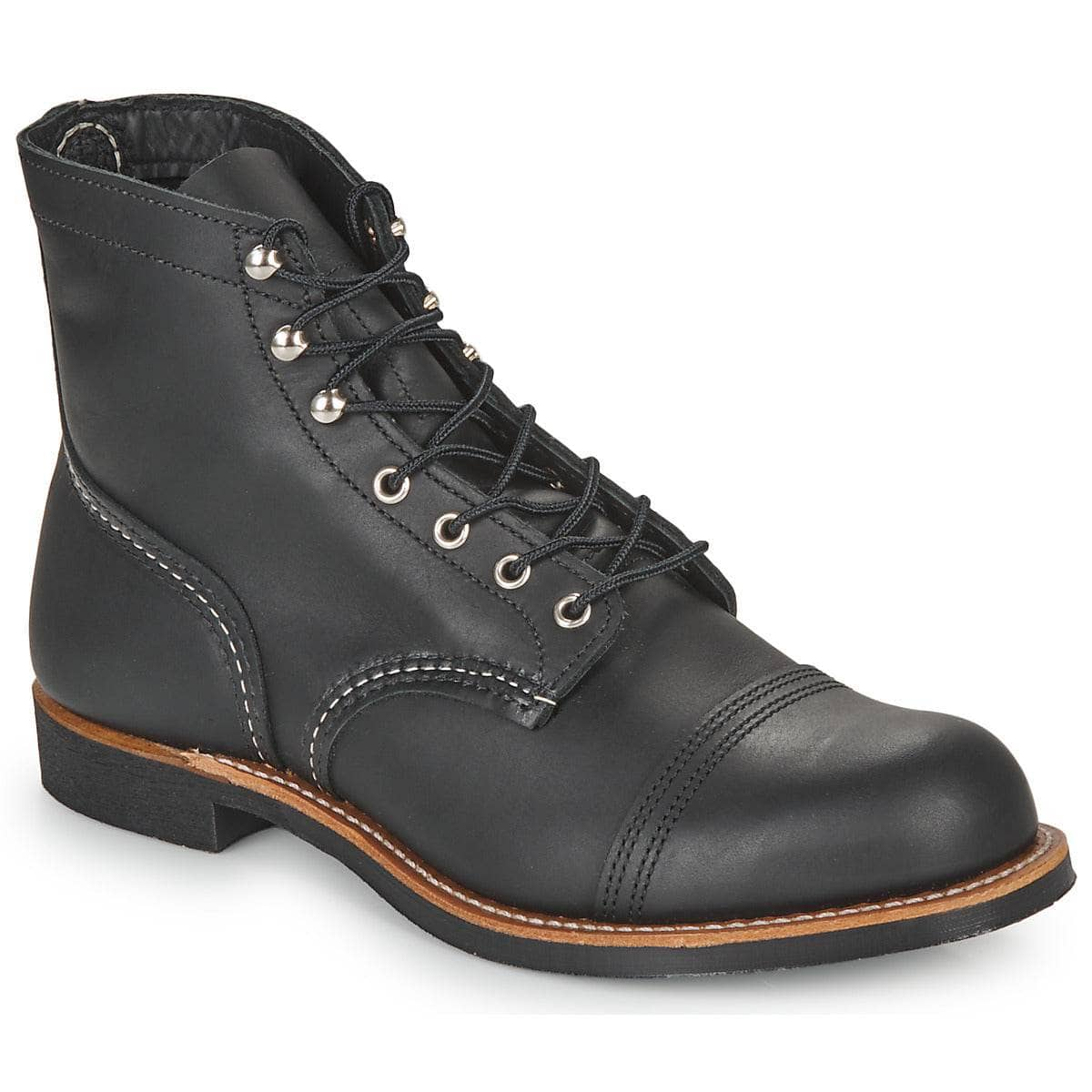 Stivaletti Uomo Red Wing  IRON RANGER  Nero