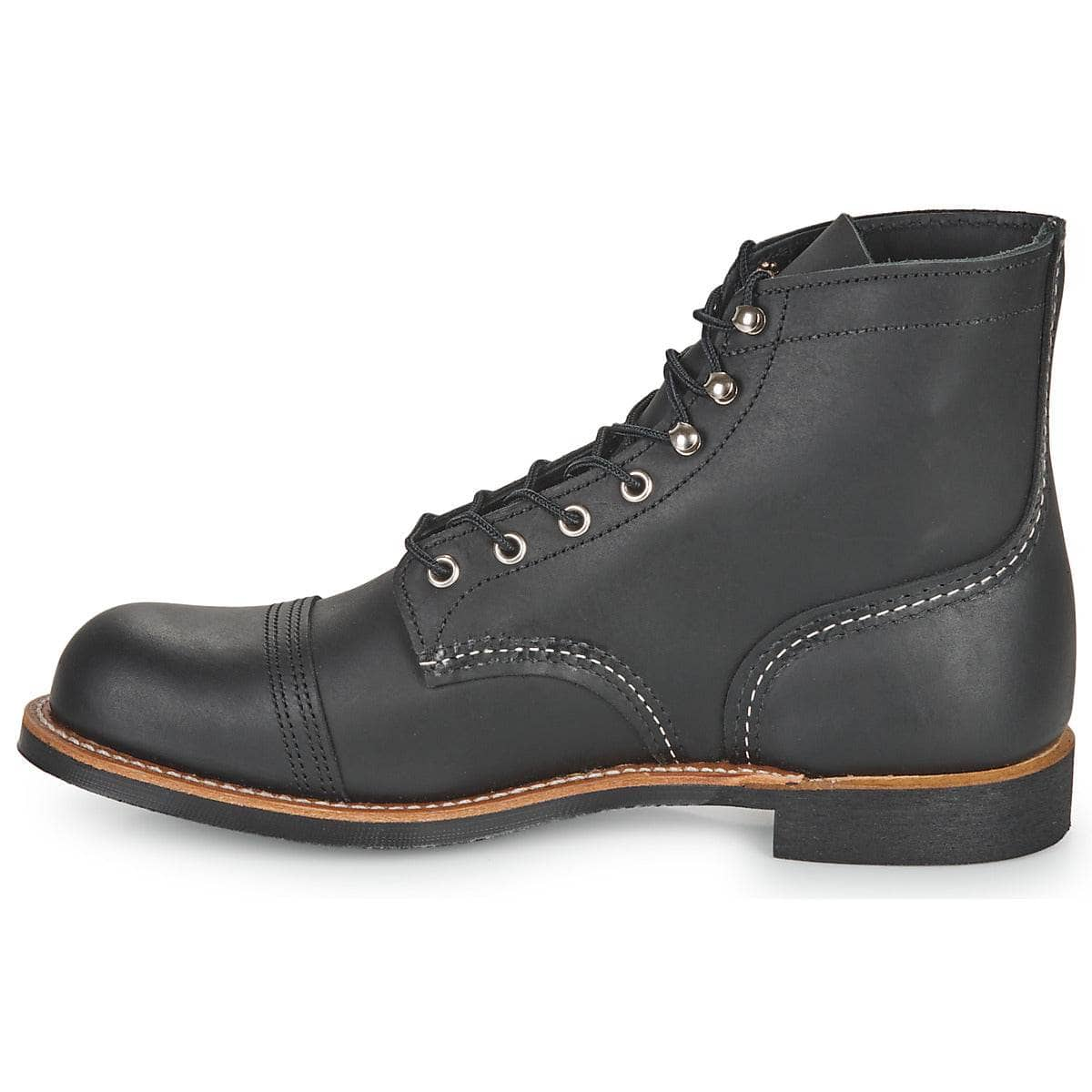 Stivaletti Uomo Red Wing  IRON RANGER  Nero