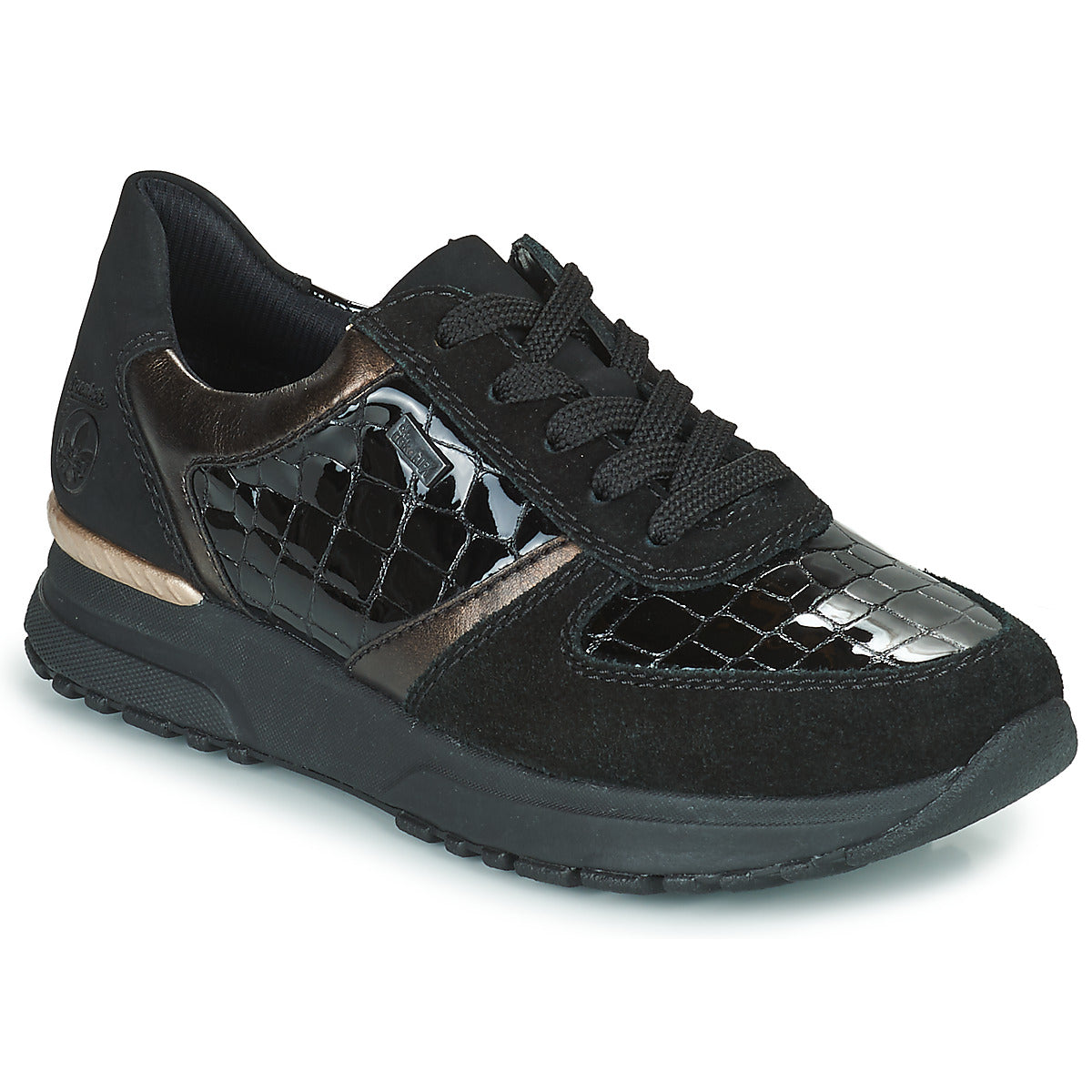 Sneakers basse Donna Rieker  N7412-00  Nero