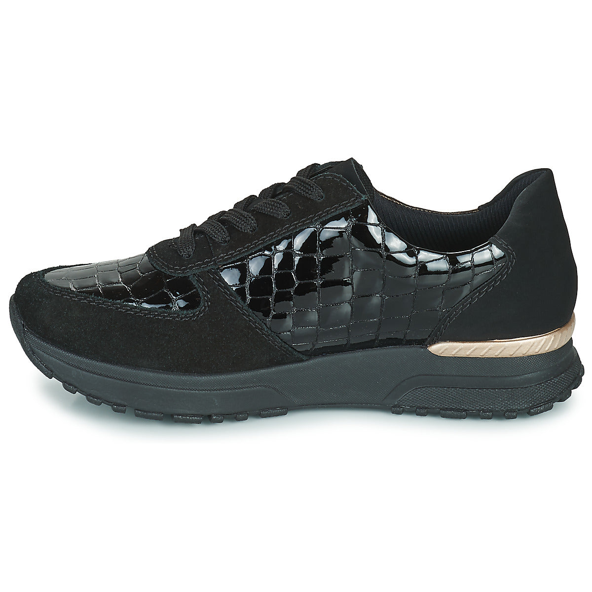 Sneakers basse Donna Rieker  N7412-00  Nero