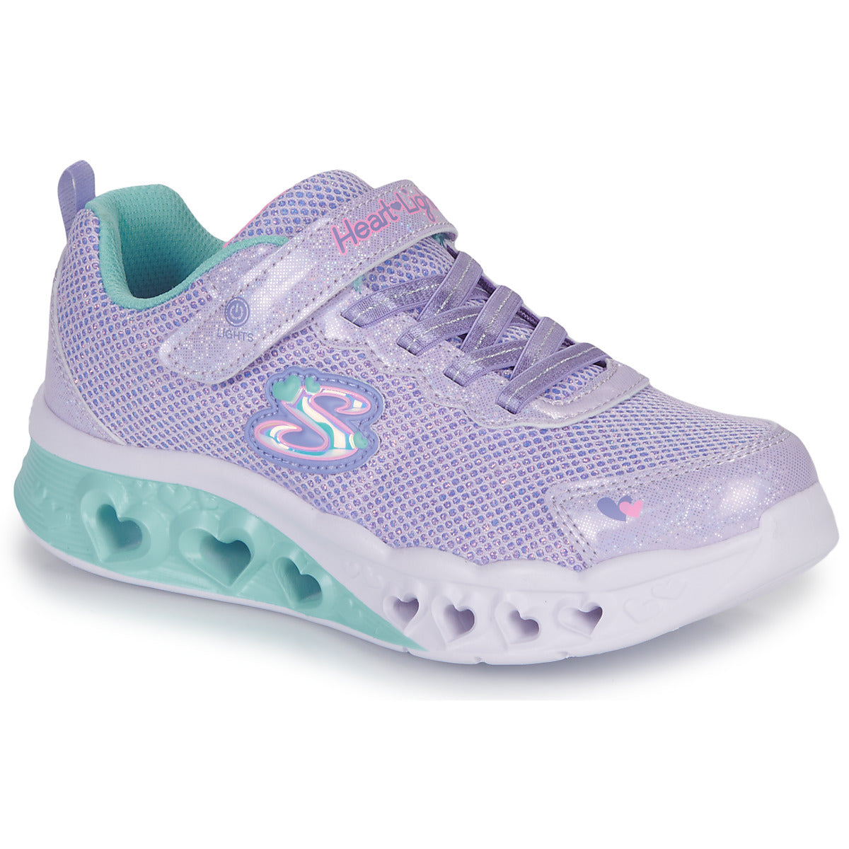 Scarpe bambini ragazza Skechers  FLUTTER HEART LIGHTS  Viola