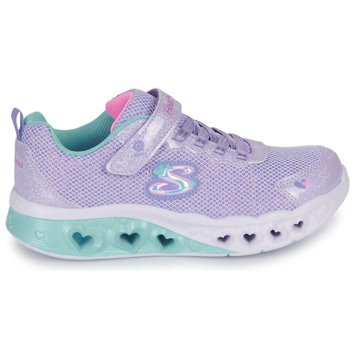 Scarpe bambini ragazza Skechers  FLUTTER HEART LIGHTS  Viola