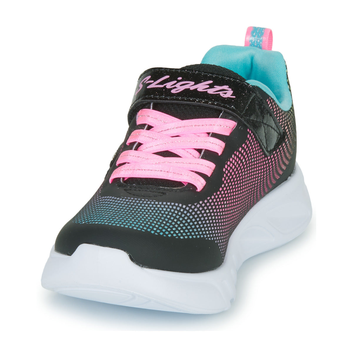 Scarpe bambini ragazza Skechers  FLICKER FLASH  Nero