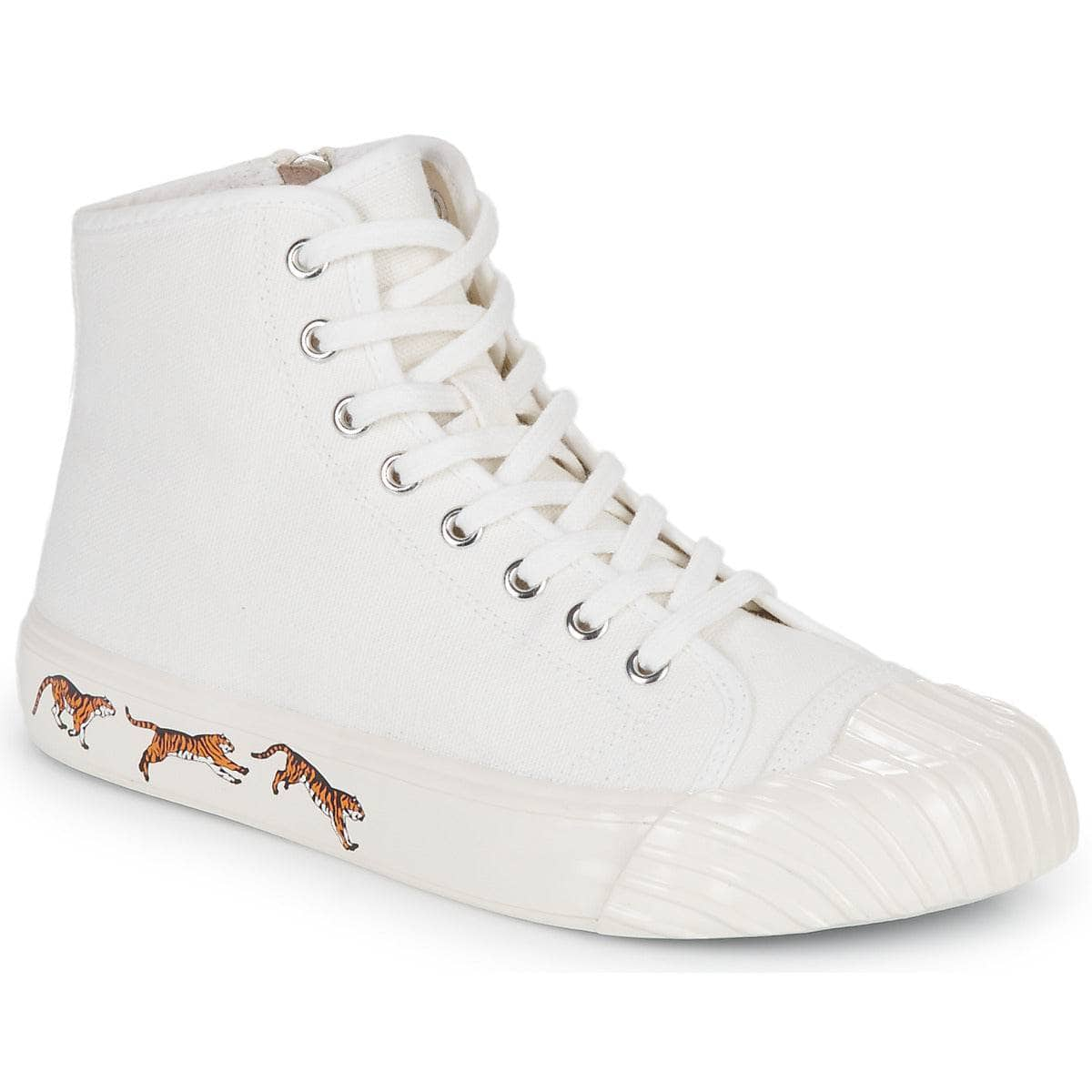 Sneakers alte Donna Kenzo  KENZOSCHOOL HIGH TOP SNEAKERS  Bianco