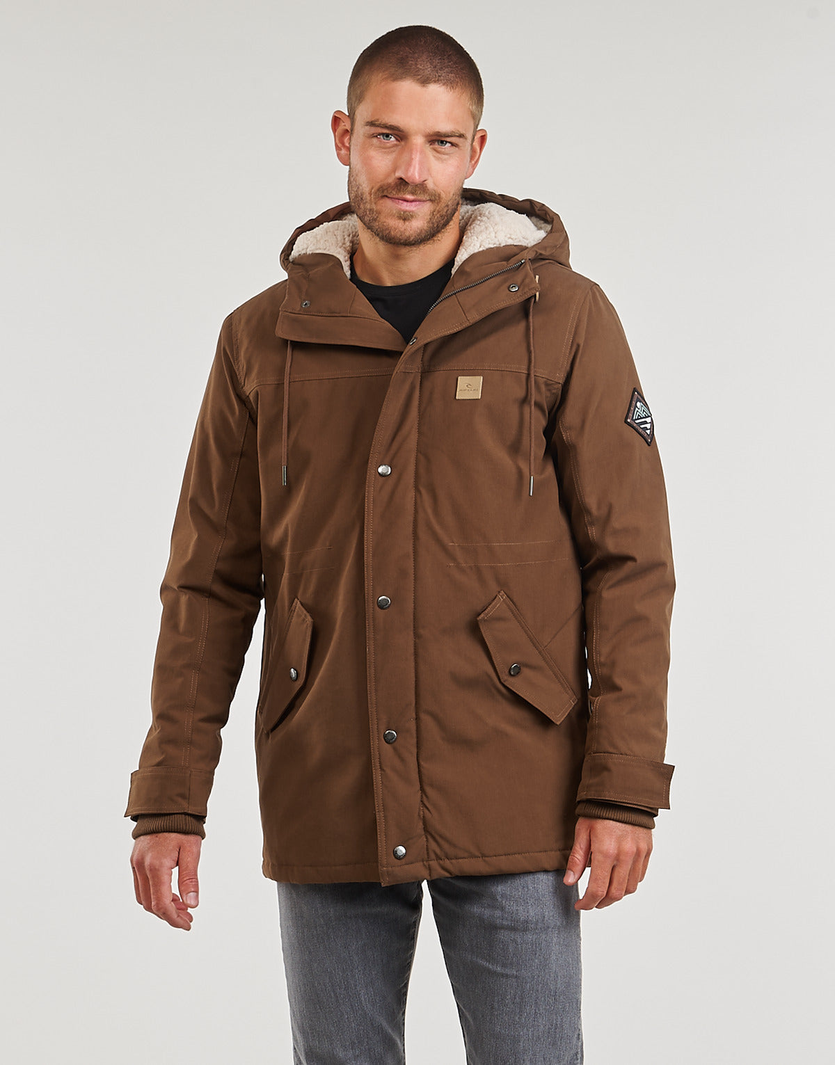 Parka Uomo Rip Curl  ANTI SERIES EXIT JACKET  Marrone