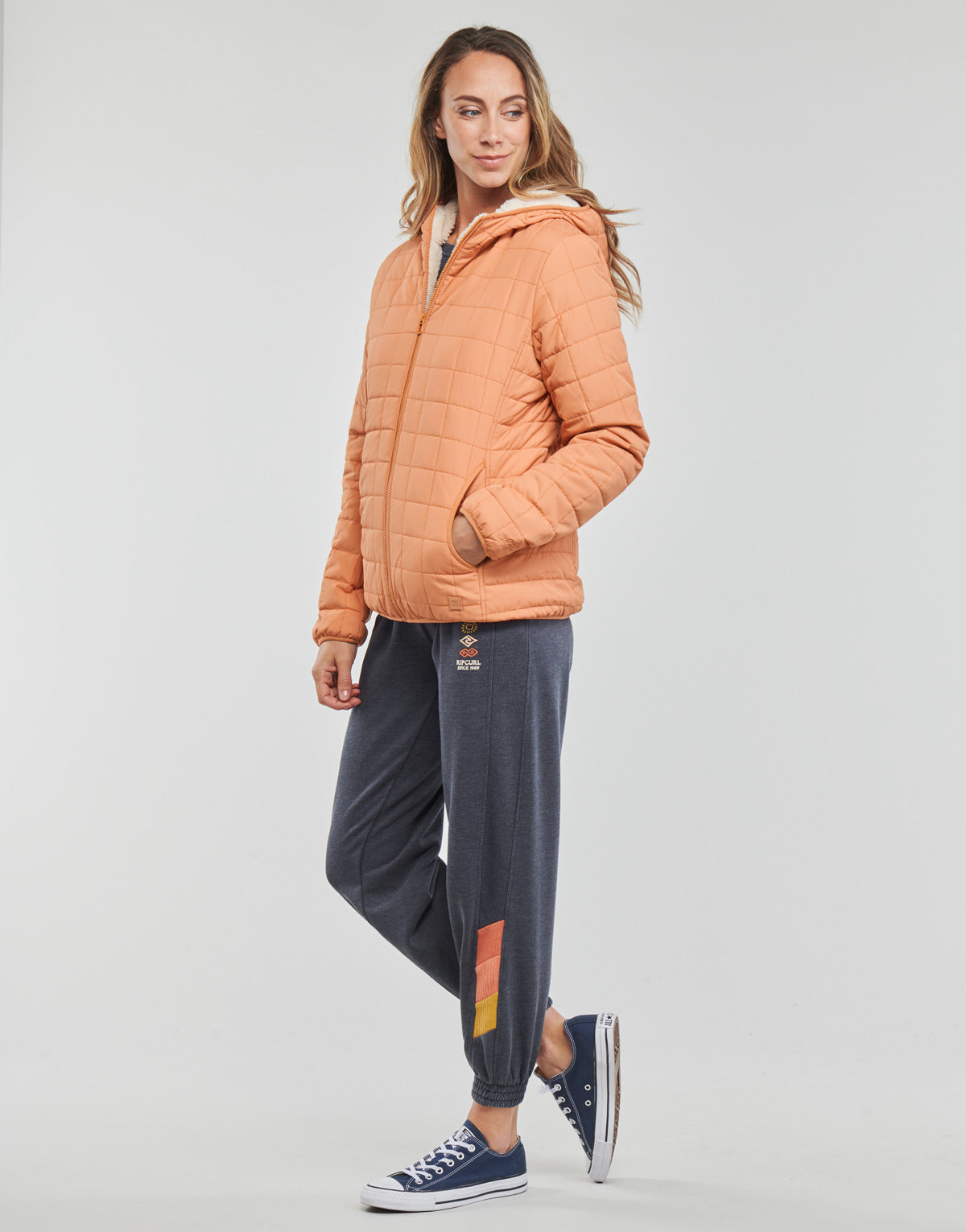 Piumino Donna Rip Curl  ANTI-SERIES ANOETA II JACKET  Arancio