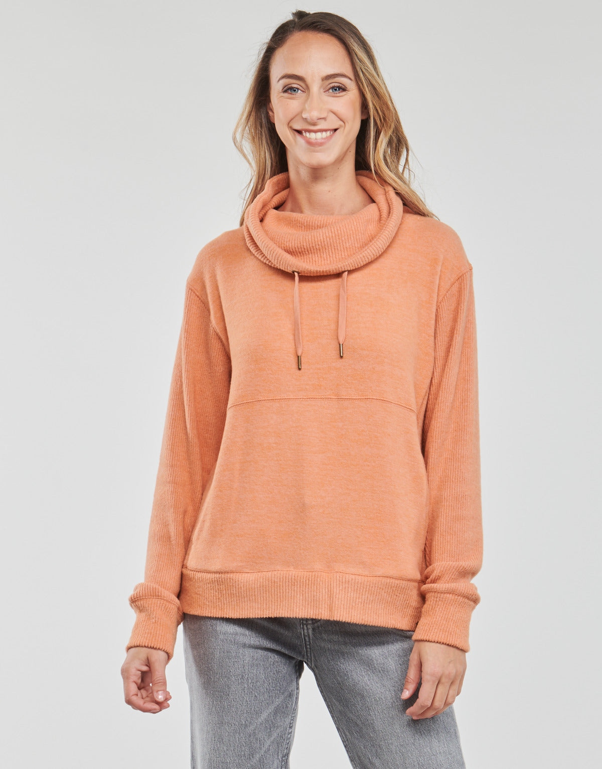 Felpa Donna Rip Curl  COSY II ROLL NECK  Rosa