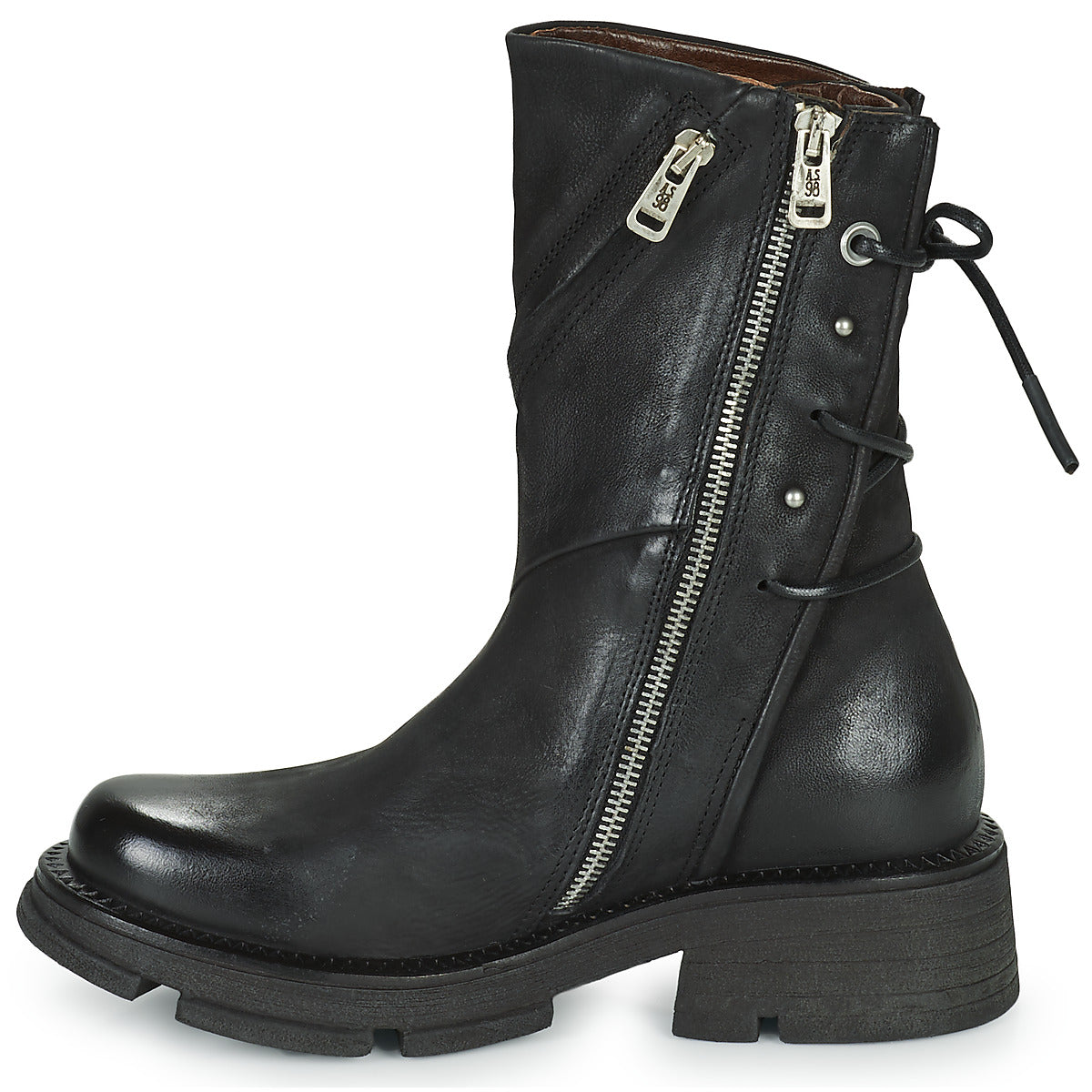 Stivaletti Donna Airstep / A.S.98  LANE ZIP  Nero