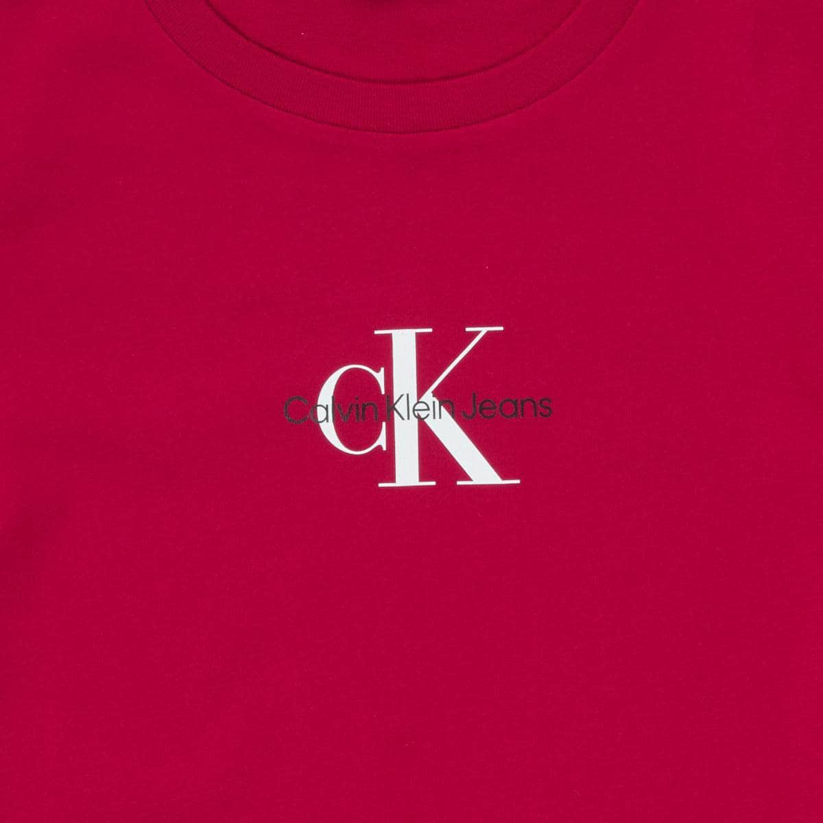 T-shirt ragazza Calvin Klein Jeans  MICRO MONOGRAM TOP  Rosa