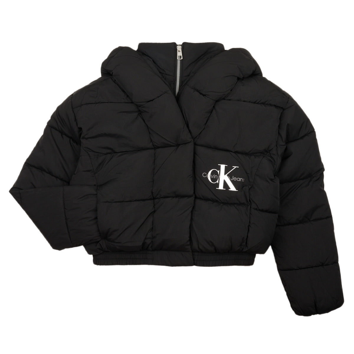 Piumino ragazza Calvin Klein Jeans  CK ARCHIVE PUFFER JACKET  Nero