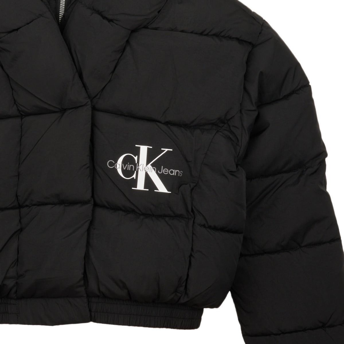 Piumino ragazza Calvin Klein Jeans  CK ARCHIVE PUFFER JACKET  Nero