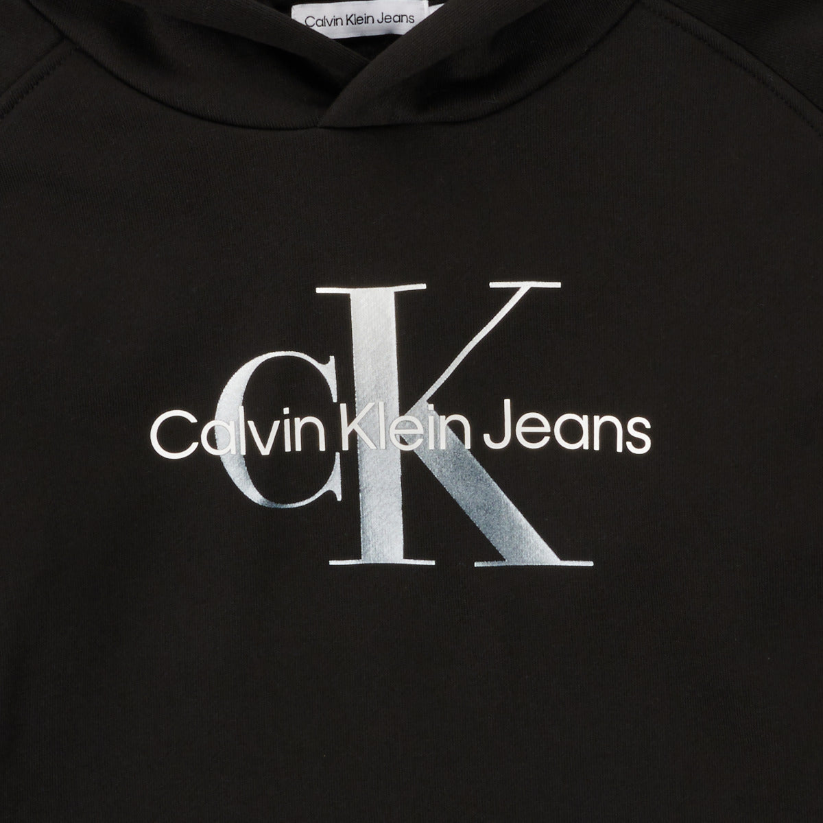 Felpa ragazza Calvin Klein Jeans  GRADIENT MONOGRAM HOODIE  Nero