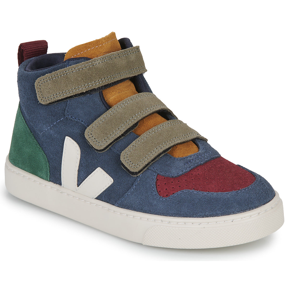 Scarpe bambini ragazza Veja  SMALL V-10 MID  Blu