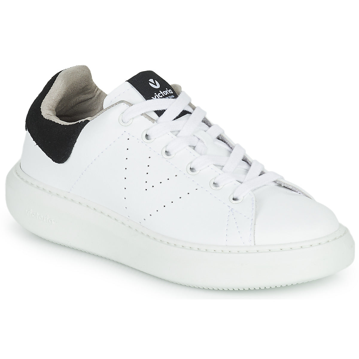 Sneakers basse Donna Victoria  MILAN EFECTO PIEL   SERR  Bianco