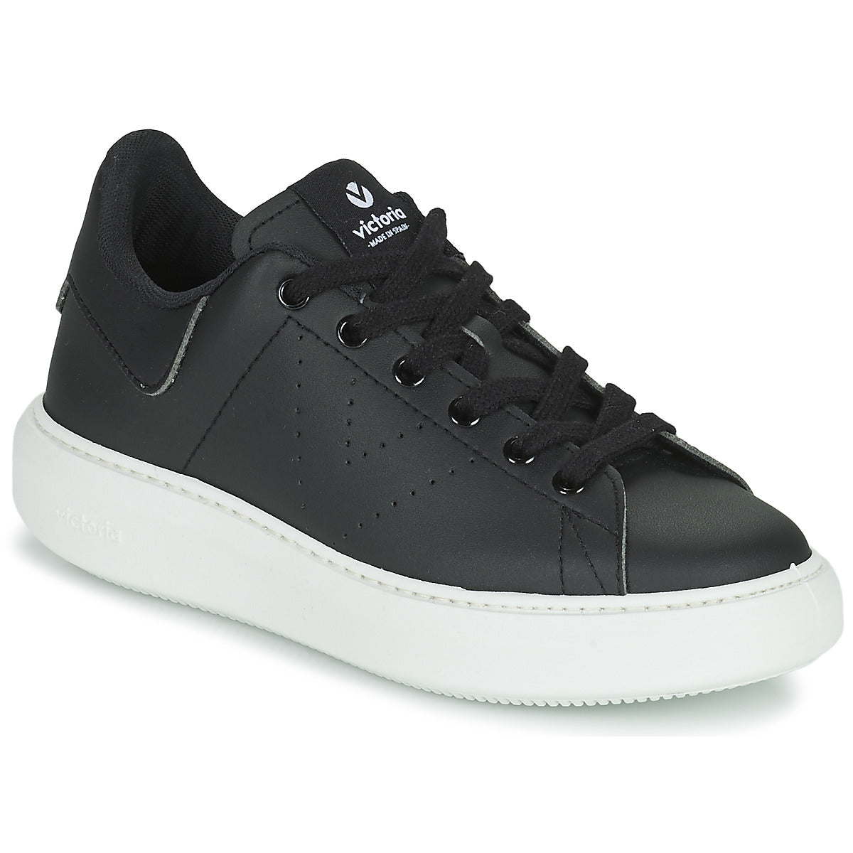 Sneakers basse Donna Victoria  MILAN EFECTO PIEL  Nero