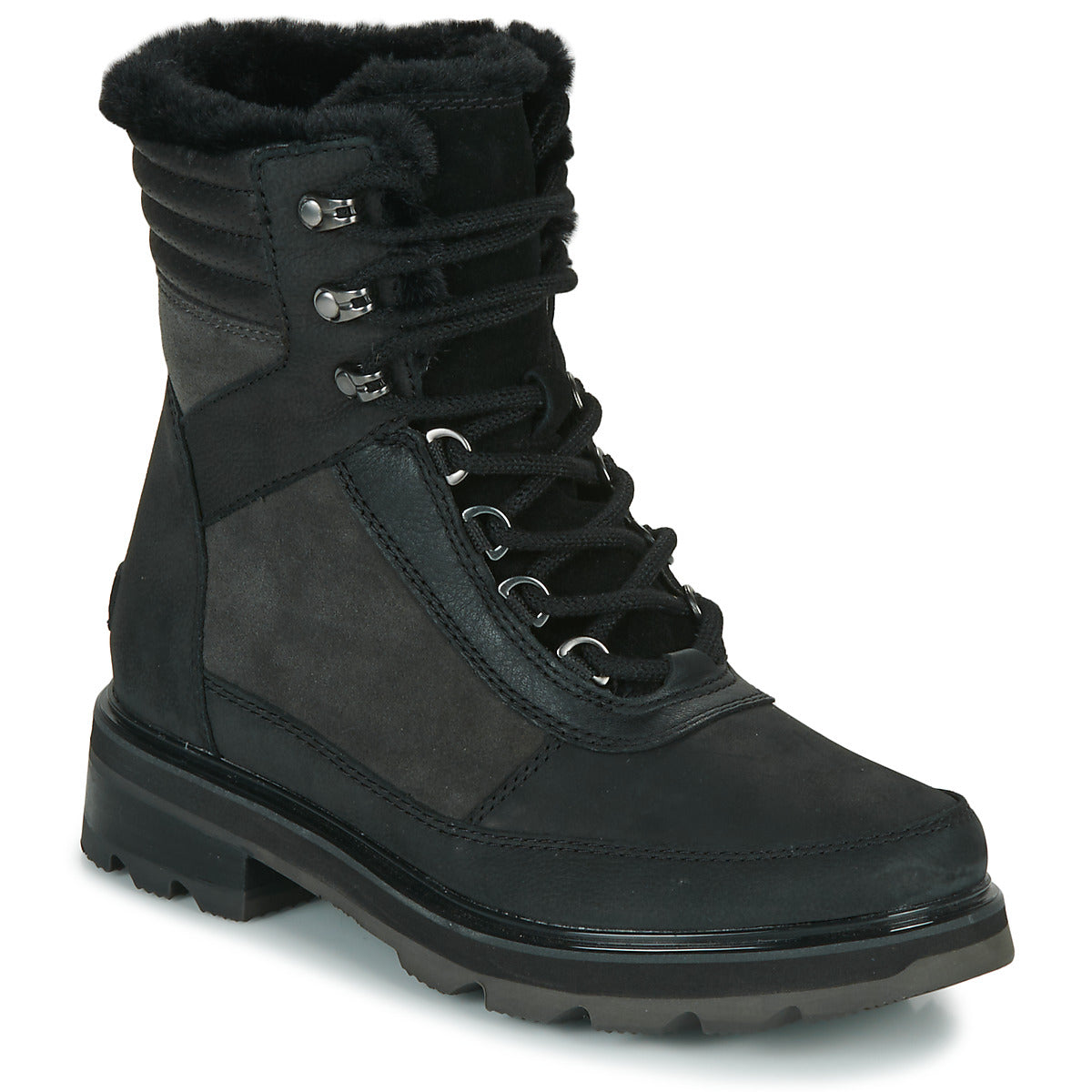 Stivaletti Donna Sorel  LENNOX LACE COZY STKD WP  Nero