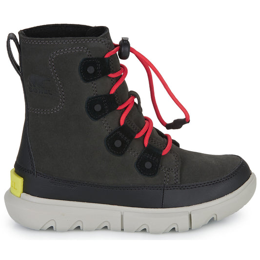 Stivaletti bambini ragazza Sorel  YOUTH SOREL EXPLORER LACE WP  Nero