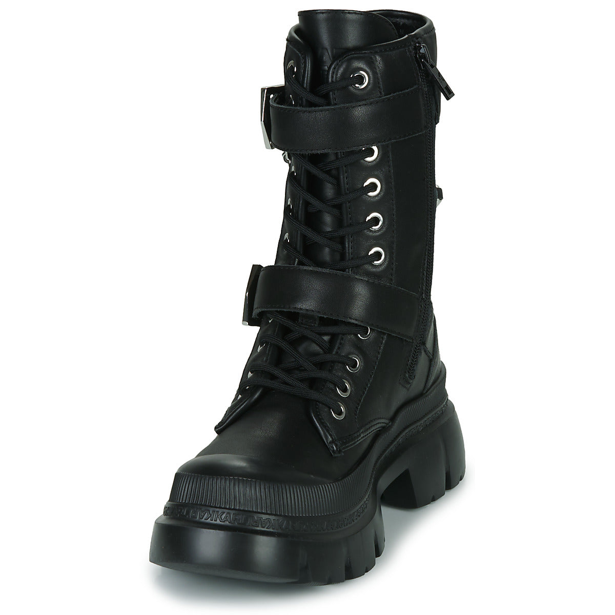 Stivaletti Donna Karl Lagerfeld  TREKKA MAX Hi Buckle Boot  Nero